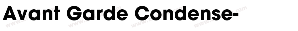 Avant Garde Condense字体转换